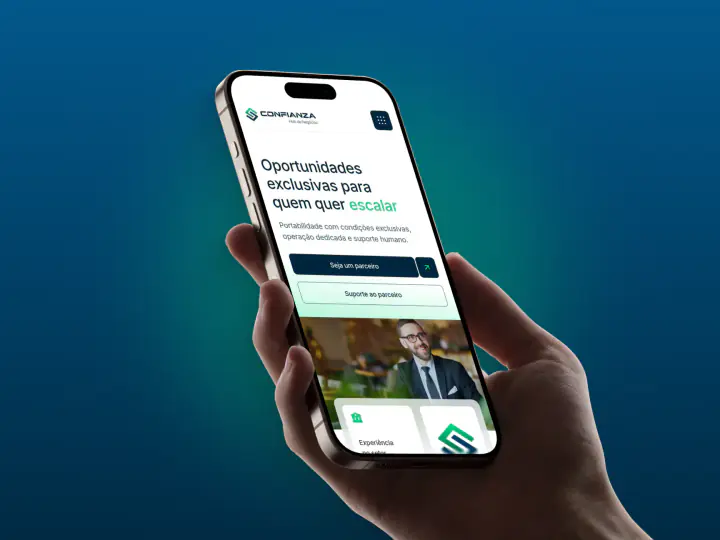 Interface Confianza em handset